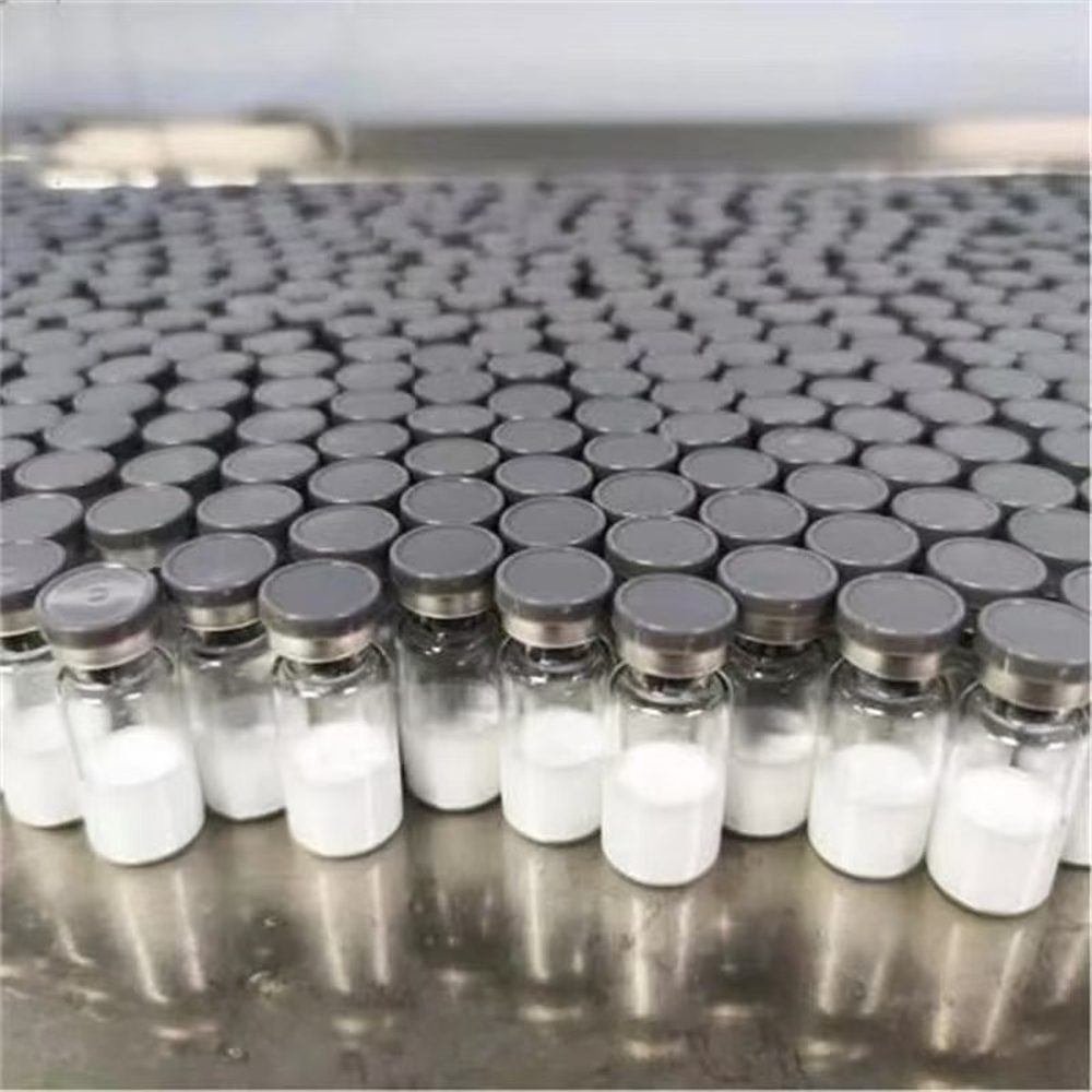Filled and crimped vials