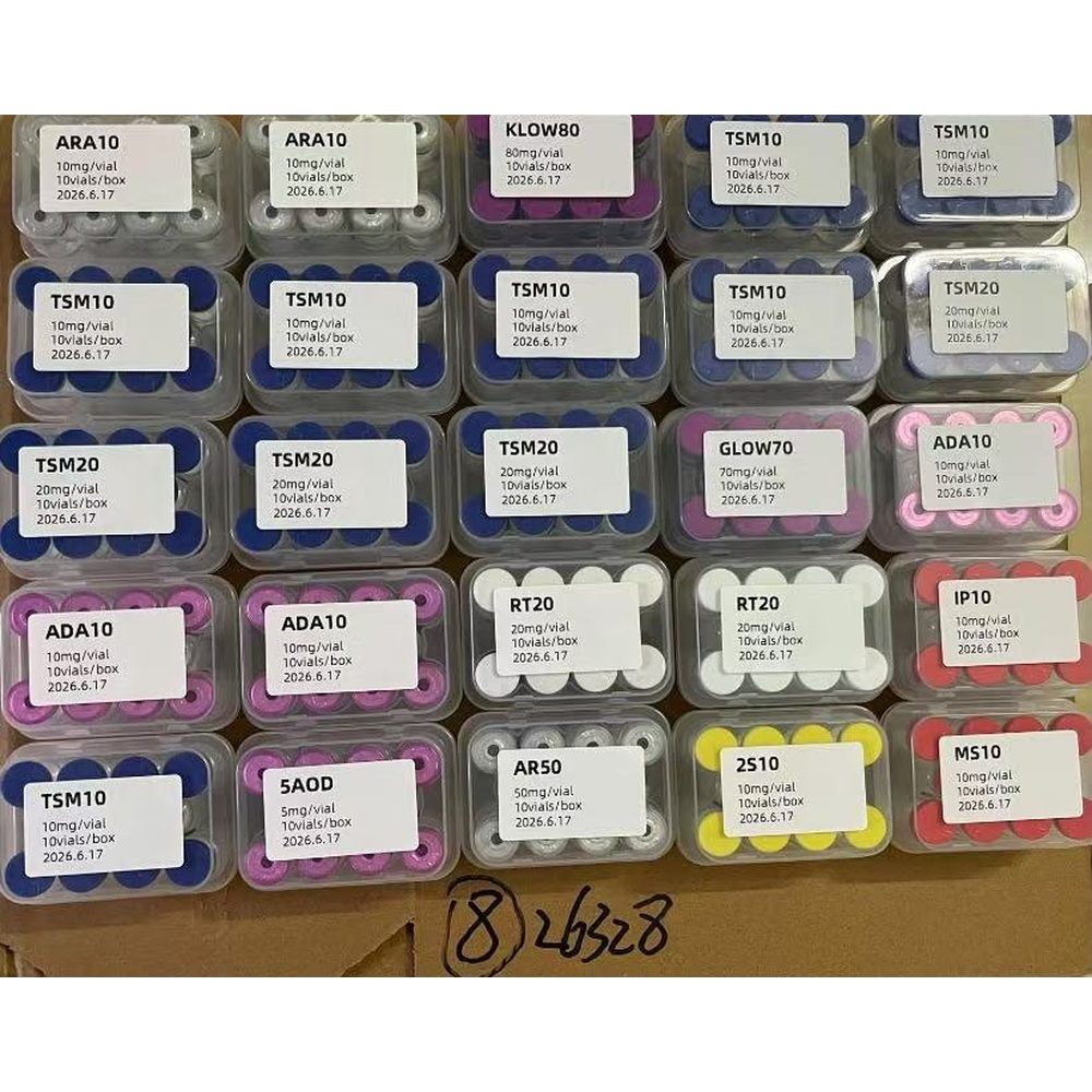 Labelled vials